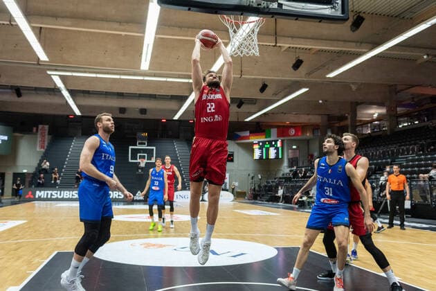 Basketball Hamburg 20.06.2021 Supercup Nationalmannschaft Deutschland (GER) - Italien (ITA) Danilo Barthel (Deutschland, No.22)