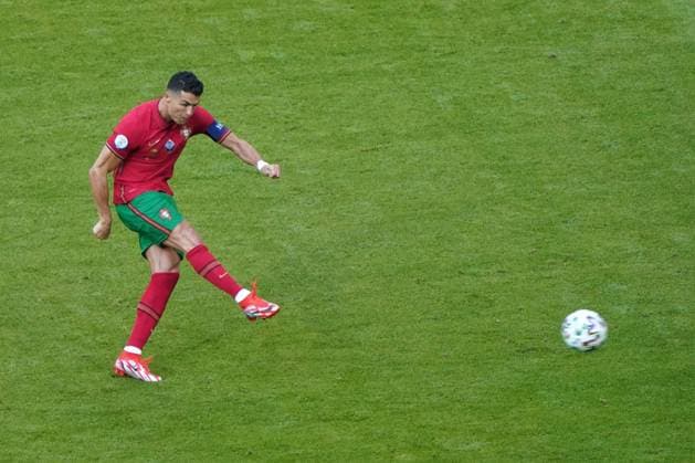 19.06.2021, Fussball, UEFA EURO, EM, Europameisterschaft,Fussball 2020, Europameisterschaft 2020, European Championship, EM, Europameisterschaft 2020, Gruppenspiel, Gruppe F Portugal-Deutschland , AllianzArena Munich,München,Cristiano Ronaldo Portugal,