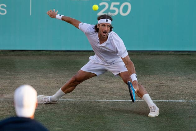 20210622 Mallorca Championships 2021 SANTA PONSA, SPAIN - JUNE 22 2021 : Feliciano Lopez of Spain at - Mallorca Championships 2021 on June 22, 2021 in Santa Ponsa, . Santa Ponsa Baleares Spain