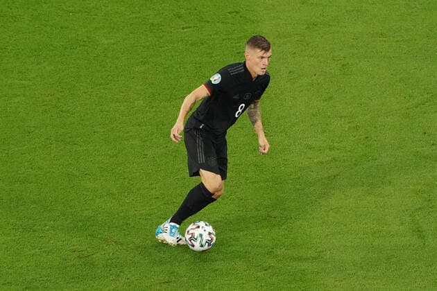 Toni Kroos (Deutschland Germany) - Muenchen 23.06.2021: Deutschland vs. Ungarn, Allianz Arena Muenchen, Euro2020, emonline, emspor,