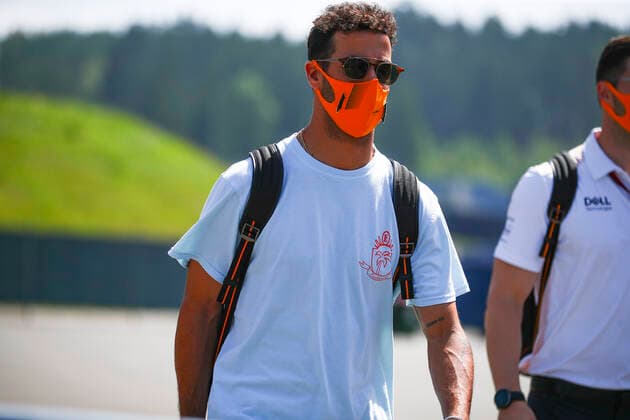 03 Daniel Ricciardo McLaren Mercedes, Formula 1 World Championship, WM, Weltmeisterschaft 2021, Styrian GP 2021, 24-27 June 2021  Copyright: xFedericoxBasilex xIPAx xIPAx xFedericoxBasilex xIPAx 0