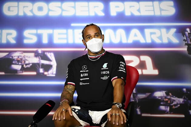 F1 Grand Prix of Styria 44 Lewis Hamilton (GBR, Mercedes-AMG Petronas F1 Team), F1 Grand Prix of Styria at Red Bull Ring on June 24, 2021 in Spielberg, Austria. (Photo by Christian Bruna EPA FIA Pool via HOCH ZWEI) Spielberg Austria Poolfoto HOCH ZWEI Pool EPA-EFE ,EDITORIAL USE ONLY