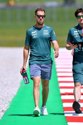 VETTEL Sebastian F1 Team Aston Martin bei der Streckenbesichtigung am 1. Tag auf dem Austriaring F1 Saison 2021 GP von Oesterreich am 24.Juni 2021 in Spielberg