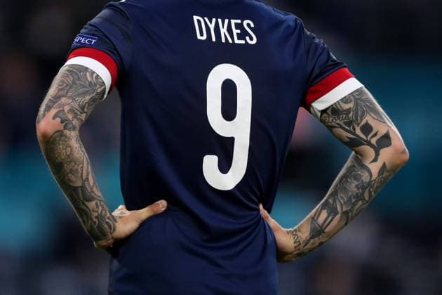 Mandatory Credit: Photo by Paul Greenwood BPI Shutterstock (12163764eu) The tattoos on the arms of Lyndon Dykes of Scotland Croatia v Scotland, UEFA European Championship, EM, Europameisterschaft 2020, Group D, Football, Hampden Park, Glasgow, UK - 22 June 2021 Editorial use only Croatia v Scotland, UEFA European Championship 2020, Group D, Football, Hampden Park, Glasgow, UK - 22 June 2021 Editorial use only  Copyright: xPaulxGreenwood BPI Shutterstockx 12163764eu