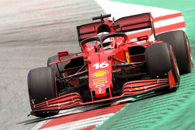 Formula 1 - GP of Styria 2021 SPIELBERG,AUSTRIA,25.JUN.21 - MOTORSPORTS, FORMULA 1 - Grand Prix of Styria, Red Bull Ring, free practice. Image shows Charles Leclerc (MON Ferrari).  GEPAxpictures xChristianxWalgram