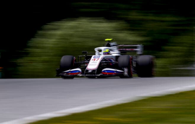 47 Mick Schumacher (GER, Haas F1 Team), F1 Grand Prix of Styria at Red Bull Ring on June 25, 2021 in Spielberg, Austria. (Photo by HOCH ZWEI) Spielberg Austria