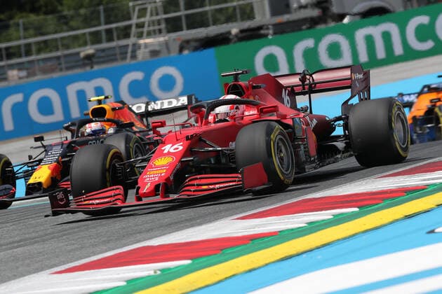 16 Charles Leclerc (MON, Scuderia Ferrari Mission Winnow), F1 Grand Prix of Styria at Red Bull Ring on June 25, 2021 in Spielberg, Austria. (Photo by HOCH ZWEI Italy Photo Press) (Verwendung nur in Deutschland - GERMANY ONLY) *** 16 Charles Leclerc MON, Scuderia Ferrari Mission Winnow , F1 Grand Prix of Styria at Red Bull Ring on June 25, 2021 in Spielberg, Austria Photo by HOCH ZWEI Italy Photo Press Use only in Germany GERMANY ONLY 