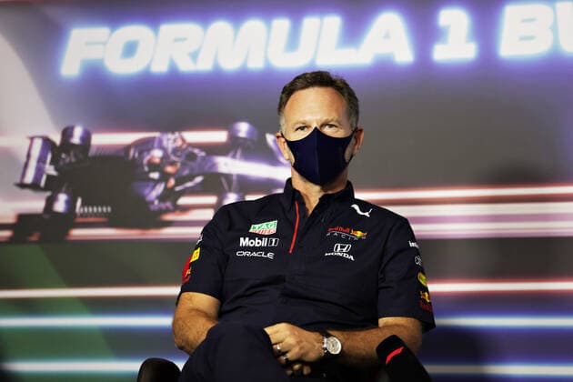 F1 Grand Prix of Styria Christian Horner (GBR, Red Bull Racing), F1 Grand Prix of Styria at Red Bull Ring on June 25, 2021 in Spielberg, Austria. (Photo by Bryn Lennon Getty Images FIA Pool via HOCH ZWEI) Spielberg Red Bull Ring Austria Poolfoto HOCH ZWEI Pool Getty Images ,EDITORIAL USE ONLY