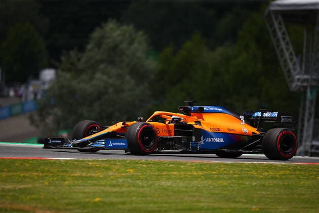 Formula 1 Styrian Gran Prix 2021 Daniel Ricciardo of McLaren on track during free practice of Styrian Formula 1 Gran Prix 2021 Spielberg Red Bull Ring Austria Copyright: xBasilex