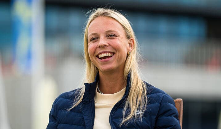 June 25, 2021, EASTBOURNE, GREAT BRITAIN: Anett Kontaveit of Estonia talks to the media after reaching the final of the 2021 Viking International WTA, Tennis Damen 500 tennis tournament against Camila Giorgi of Italy EASTBOURNE GREAT BRITAIN - ZUMAa181 20210625_zaa_a181_055 Copyright: xRobxPrangex