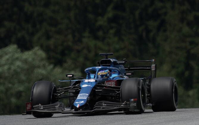 Formula 1 BWT Grosser Preis der Steiermark 2021 25.06.2021, Red Bull Ring , Spielberg, Formula 1 BWT Grosser Preis der Steiermark 2021 , im Bild Fernando Alonso (ESP 14), Alpine F1 Team
