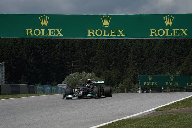 Formula 1 BWT Grosser Preis der Steiermark 2021 25.06.2021, Red Bull Ring , Spielberg, Formula 1 BWT Grosser Preis der Steiermark 2021 , im Bild Valtteri Bottas (FIN 77), Mercedes-AMG Petronas Formula One Team