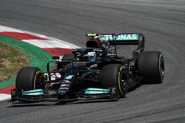 Formula 1 BWT Grosser Preis der Steiermark 2021 25.06.2021, Red Bull Ring , Spielberg, Formula 1 BWT Grosser Preis der Steiermark 2021 , im Bild Valtteri Bottas (FIN 77), Mercedes-AMG Petronas Formula One Team