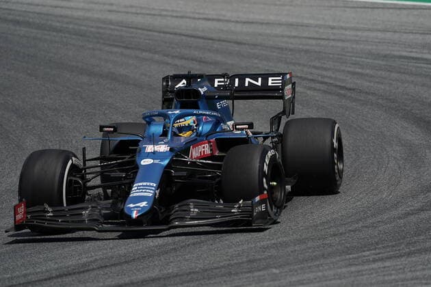 Formula 1 BWT Grosser Preis der Steiermark 2021 25.06.2021, Red Bull Ring , Spielberg, Formula 1 BWT Grosser Preis der Steiermark 2021 , im Bild Fernando Alonso (ESP 14), Alpine F1 Team