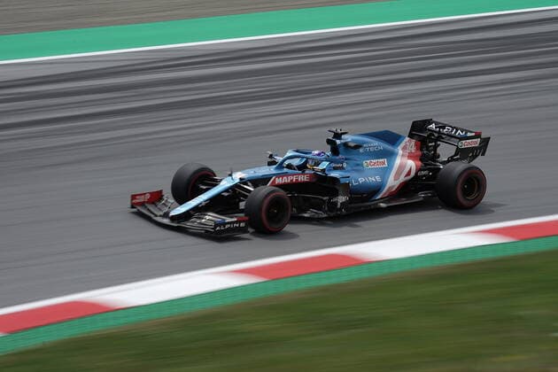 Formula 1 BWT Grosser Preis der Steiermark 2021 25.06.2021, Red Bull Ring , Spielberg, Formula 1 BWT Grosser Preis der Steiermark 2021 , im Bild Fernando Alonso (ESP 14), Alpine F1 Team