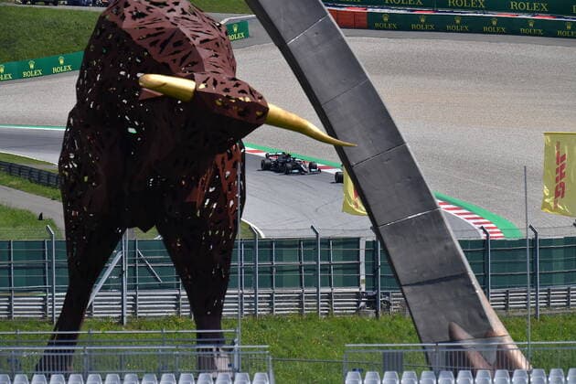 Formula 1 BWT Grosser Preis der Steiermark 2021 25.06.2021, Red Bull Ring , Spielberg, Formula 1 BWT Grosser Preis der Steiermark 2021 , im Bild Valtteri Bottas (FIN 77), Mercedes-AMG Petronas Formula One Team
