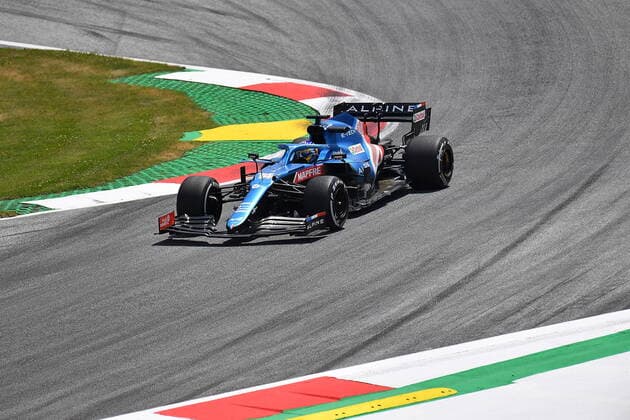 Formula 1 BWT Grosser Preis der Steiermark 2021 25.06.2021, Red Bull Ring , Spielberg, Formula 1 BWT Grosser Preis der Steiermark 2021 , im Bild Fernando Alonso (ESP 14), Alpine F1 Team