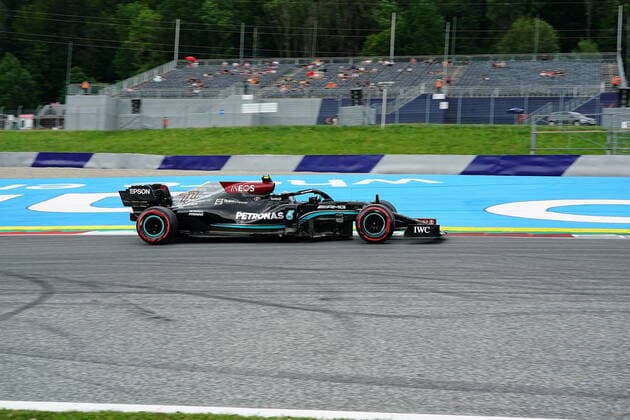 Formula 1 BWT Grosser Preis der Steiermark 2021 25.06.2021, Red Bull Ring , Spielberg, Formula 1 BWT Grosser Preis der Steiermark 2021 , im Bild Valtteri Bottas (FIN 77), Mercedes-AMG Petronas Formula One Team