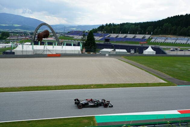 Formula 1 BWT Grosser Preis der Steiermark 2021 25.06.2021, Red Bull Ring , Spielberg, Formula 1 BWT Grosser Preis der Steiermark 2021 , im Bild Valtteri Bottas (FIN 77), Mercedes-AMG Petronas Formula One Team
