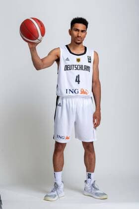 Basketball Leimen 22.06.2021 Deutsche Herren Nationalmannschaft Deutschland (GER) Fotoshooting Maodo Lo (Deutschland, No.04)