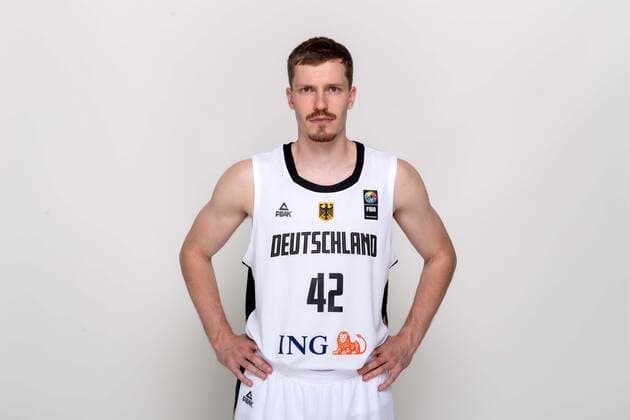 Basketball Leimen 22.06.2021 Deutsche Herren Nationalmannschaft Deutschland (GER) Fotoshooting Andreas Obst (Deutschland, No.42)