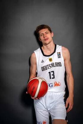 Basketball Leimen 22.06.2021 Deutsche Herren Nationalmannschaft Deutschland (GER) Fotoshooting Moritz Wagner (Deutschland, No.13)