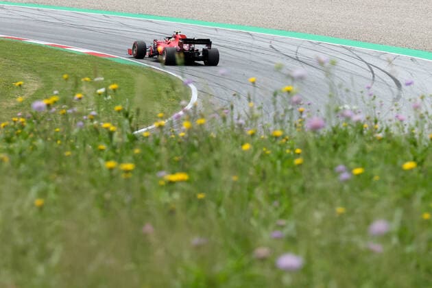 Formula 1 - GP of Styria 2021 SPIELBERG,AUSTRIA,26.JUN.21 - MOTORSPORTS, FORMULA 1 - Grand Prix of Styria, Red Bull Ring, practice and qualifying. Image shows Carlos Sainz (ESP Ferrari).  GEPAxpictures xChristianxWalgram