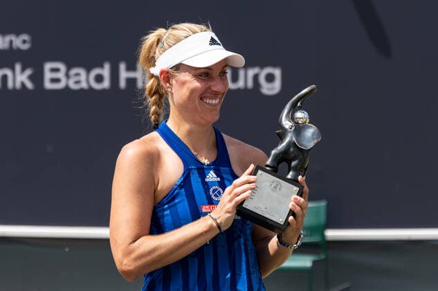 2021 WTA, Tennis Damen Bad Homburg Open Angelique Kerber (GER) wins final against Katerina Siniakova (CZE) Photo: Sportfoto Zimmer Daniel Maurer