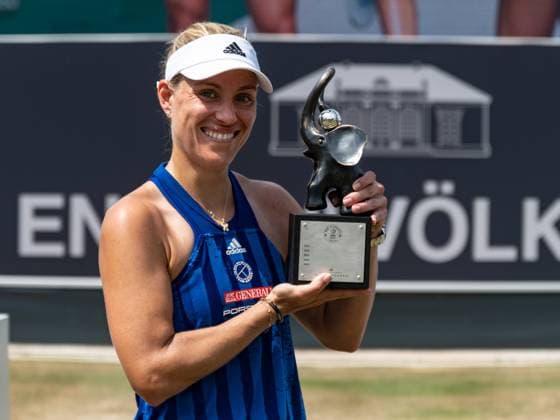 2021 WTA, Tennis Damen Bad Homburg Open Angelique Kerber (GER) wins final against Katerina Siniakova (CZE) Photo: Sportfoto Zimmer Daniel Maurer