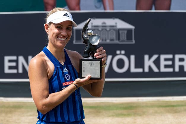2021 WTA, Tennis Damen Bad Homburg Open Angelique Kerber (GER) wins final against Katerina Siniakova (CZE) Photo: Sportfoto Zimmer Daniel Maurer