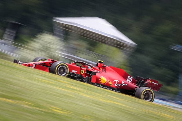 Formula 1 - GP of Styria 2021 SPIELBERG,AUSTRIA,26.JUN.21 - MOTORSPORTS, FORMULA 1 - Grand Prix of Styria, Red Bull Ring, practice and qualifying. Image shows Carlos Sainz (ESP Ferrari).  GEPAxpictures xManfredxBinder