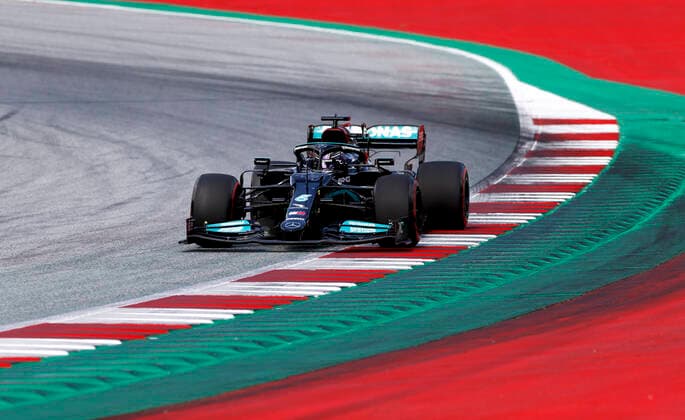 44 Lewis Hamilton (GBR, Mercedes-AMG Petronas F1 Team), F1 Grand Prix of Styria at Red Bull Ring on June 26, 2021 in Spielberg, Austria. (Photo by HOCH ZWEI) Spielberg Austria