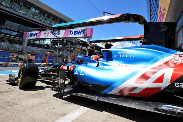 F1 Grand Prix of Styria 31 Esteban Ocon (FRA, Alpine F1 Team), F1 Grand Prix of Styria at Red Bull Ring on June 26, 2021 in Spielberg, Austria. (Photo by James Moy XPB Alpine F1 Team FIA Pool via HOCH ZWEI) Spielberg Austria Poolfoto HOCH ZWEI Pool XPB James Moy ,EDITORIAL USE ONLY