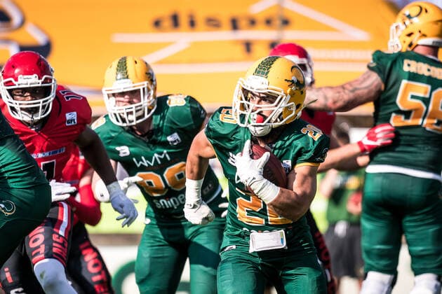 GFL German Football League Potsdam Royals vs Cologne Crocodiles 26.06.2021 GFL, Potsdam Royals - Cologne Crocodiles; Karl-Liebknecht - Stadion Potsdam, 26.06.2021 Copyright: xBEAUTIFULxSPORTS NicolxMarschallx