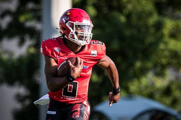 GFL German Football League Potsdam Royals vs Cologne Crocodiles 26.06.2021 GFL, Potsdam Royals - Cologne Crocodiles; Karl-Liebknecht - Stadion Potsdam, 26.06.2021 Copyright: xBEAUTIFULxSPORTS NicolxMarschallx
