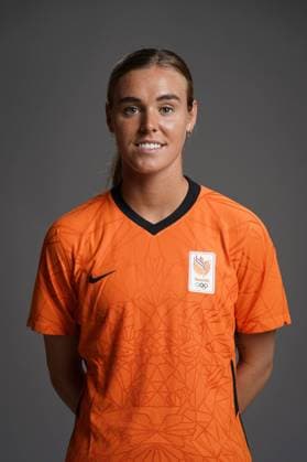 ERMELO - Portrait of Jill Roord of the Dutch women s national football team, in the shirt for the Olympic Games, Olympische Spiele, Olympia, OS ANP ROY LAZET xVIxANPxSportx xxANPxIVx