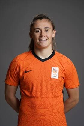 ERMELO - Portrait of Joelle Smits of the Dutch women s national football team, in the shirt for the Olympic Games, Olympische Spiele, Olympia, OS ANP ROY LAZET xVIxANPxSportx xxANPxIVx