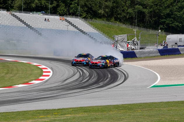 Formula 1 - GP of Styria 2021 SPIELBERG,AUSTRIA,27.JUN.21 - MOTORSPORTS, FORMULA 1 - Grand Prix of Styria, Red Bull Ring, Red Bull Driftbrothers. Image shows an overview.  GEPAxpictures xManfredxBinder