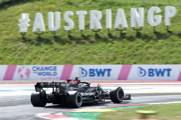 Formula 1 - GP of Styria 2021 SPIELBERG,AUSTRIA,27.JUN.21 - MOTORSPORTS, FORMULA 1 - Grand Prix of Styria, Red Bull Ring. Image shows Valtteri Bottas (FIN Mercedes).  GEPAxpictures xChristianxWalgram