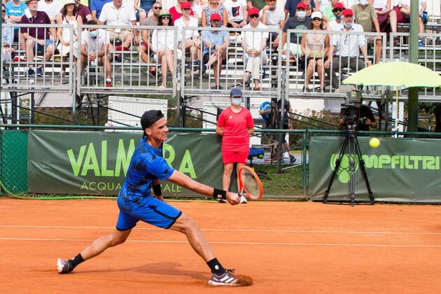 CORIA Federico Argentine tennis player during ATP, Tennis Herren Challenger Milano 2021, Tennis Internationals in Milan, Italy, June 27 2021  Copyright: xLiveMedia ValerioxOrigox xIPAx xLiveMediax 0
