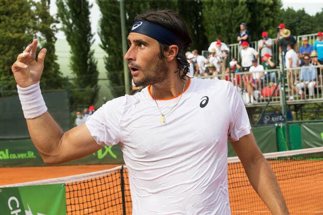 exultation Gian Marco Moroni during ATP, Tennis Herren Challenger Milano 2021, Tennis Internationals in Milan, Italy, June 27 2021  Copyright: xLiveMedia ValerioxOrigox xIPAx xLiveMediax 0