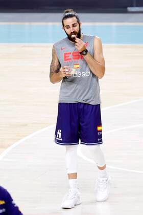 Minnesota Timberwolves player Ricky Rubio takes part in the training session held by the Spanish National Basketball team in Madrid, Spain, 29 June 2021. Spain is preparing for a friendly match against Iran next 03 July 2021 before Tokyo 2020 Olympic Games, Olympische Spiele, Olympia, OS Spanish national basketball team training session !ACHTUNG: NUR REDAKTIONELLE NUTZUNG!  Copyright: xChemaxMoyax GRAF828 20210629-46d266b5d86a9659cf35ccd062b1e150c3e211a1