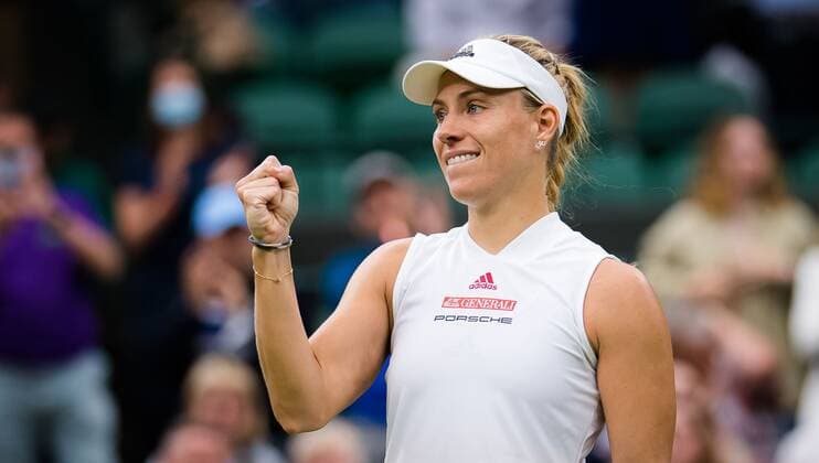 Sport Bilder des Tages Mandatory Credit: Photo by Rob Prange Shutterstock (12173634dt) Angelique Kerber of Germany in action during the first round of the 2021 Wimbledon Championships Grand Slam tennis tournament Wimbledon Tennis Championships, Day 2, The All England Lawn Tennis and Croquet Club, London, UK - 29 Jun 2021 Wimbledon Tennis Championships, Day 2, The All England Lawn Tennis and Croquet Club, London, UK - 29 Jun 2021  Copyright: xRobxPrange Shutterstockx 12173634dt