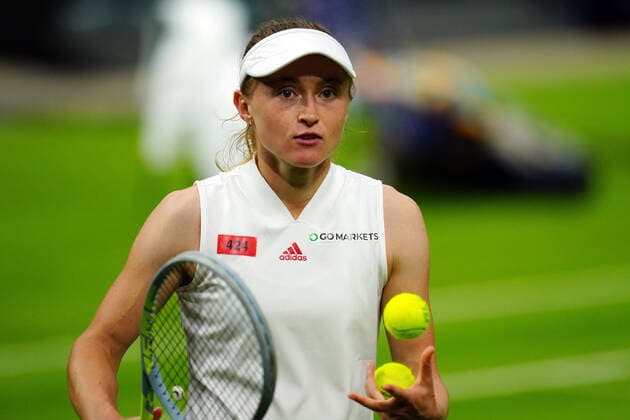 Mandatory Credit: Photo by Javier Garcia BPI Shutterstock (12173633oi) Aliaksandra Sasnovich during ger first round match Wimbledon Tennis Championships, Day 2, The All England Lawn Tennis and Croquet Club, London, UK - 29 Jun 2021 Wimbledon Tennis Championships, Day 2, The All England Lawn Tennis and Croquet Club, London, UK - 29 Jun 2021  Copyright: xJavierxGarcia BPI Shutterstockx 12173633oi