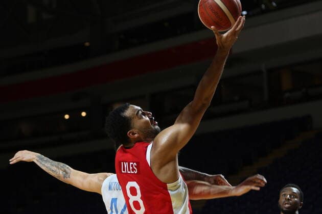 June 29, 2021, Victoria, BC, Canada: Canada s Trey Lyles drives to the net during first half FIBA Men s Olympic Qualifying basketball action against Greece, at Memorial Arena in Victoria, Tuesday, June 29, 2021. Trey Lyles  - ZUMAc35_ 20210629_zaf_c35_021 Copyright: xChadxHipolitox