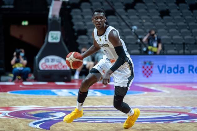 Basketball Split 29.06.2021 Olympia-Qualifikation FIBA Olympic Qualifying Tournament 2020 Gruppenphase, Gruppe A Deutschland (GER) - Mexiko (MEX) Isaac Bonga (Deutschland, No.00)