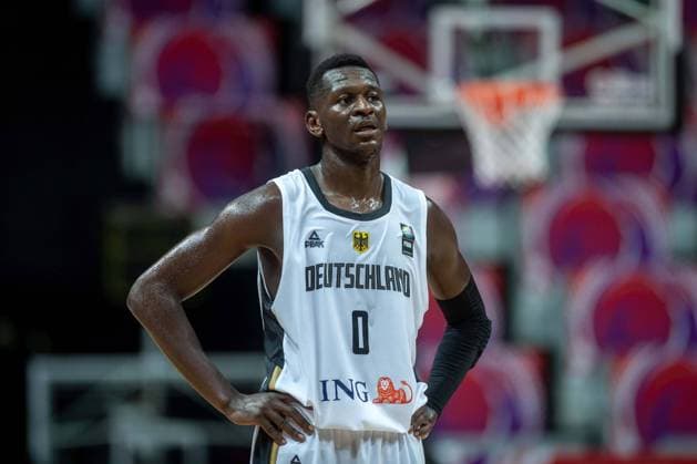 Basketball Split 29.06.2021 Olympia-Qualifikation FIBA Olympic Qualifying Tournament 2020 Gruppenphase, Gruppe A Deutschland (GER) - Mexiko (MEX) Isaac Bonga (Deutschland, No.00)