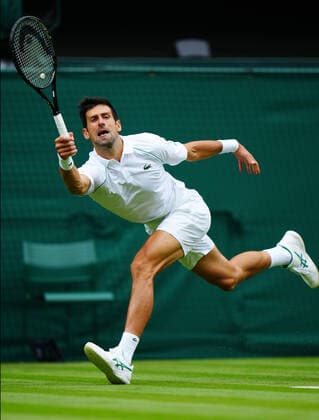 Mandatory Credit: Photo by Javier Garcia BPI Shutterstock (12189891cv) Novak Djokovic during his second round match Wimbledon Tennis Championships, Day 3, The All England Lawn Tennis and Croquet Club, London, UK - 30 Jun 2021 Wimbledon Tennis Championships, Day 3, The All England Lawn Tennis and Croquet Club, London, UK - 30 Jun 2021  Copyright: xJavierxGarcia BPI Shutterstockx 12189891cv