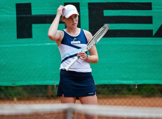 30.06.2021, xpsx, Tennis Head Cup Bruchköbel 2021 - ITF Turnier v.l. Ella Seidel (GER) Bruchköbel Hessen Deutschland (DEU)
