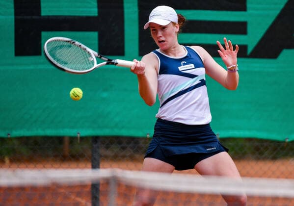 30.06.2021, xpsx, Tennis Head Cup Bruchköbel 2021 - ITF Turnier v.l. Ella Seidel (GER) Bruchköbel Hessen Deutschland (DEU)